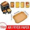 50/100PCS Air Fryer Disposable Paper Square Round Baking Paper Barbecue Plate NonStick Mat Kitchen Oven Oil Absorbing Paper Tool