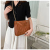 Ladies Fashion Large Capacity Chain Bag Retro Square Tote Bag Diamond Texture Shoulder Crossbody Daily Hundred Underarm Handbag