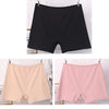 3pcs Cotton Women Panties Lady Plus Size Boxer Underwear High Waist Briefs Solid Color Female Shorts Safety Panty
