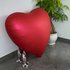 60Inch Heart-Shaped Foil Balloon for Brithday Propose Parties Decoration Oversize Balloon for Valentine's Day Wedding Decor