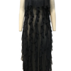 Chic and Elegant Summer Dress Women Halter Sexy Birthday Dress Transparent Mesh Backless Maxi Dress Wholesale Dropshipping