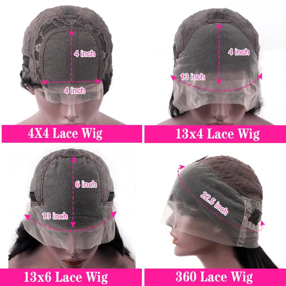 32Inch Body Wave 13x4 13x6 HD Lace Front Human Hair Wigs 4X6 5X5 Glueless Wig Ready To Wear Brazilian Lace Frontal Wig For Women