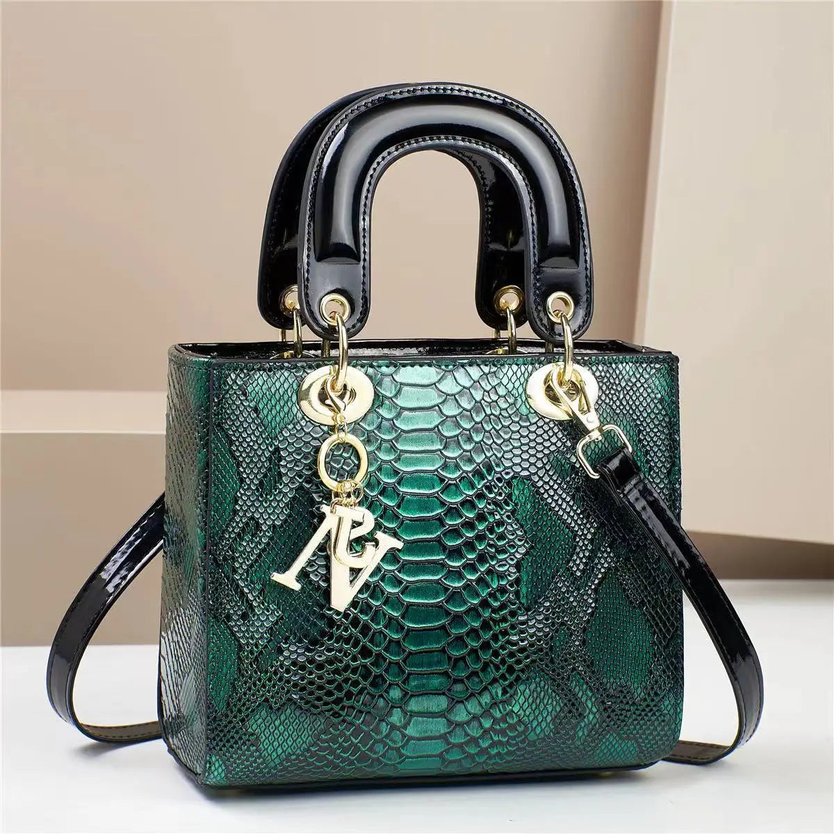 2024 High Quality Luxury Brand Designer PU Leather Shoulder Bag Women Hand Bags Crocodile Purses Ladies Messenger Handbag Totes