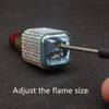 Luxury Diamond Lipstick Inflatable Lighter Mini Butane Pink Water Diamond Portable Lighter High End Women's Smoking Gift
