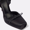 Ladies' New Summer Square Satin High-heeled Sandals with Ankle Straps, Fashionable Party and Banquet Ballet High-heeled Shoes