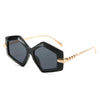 New Unique Women Fashion Sunglasses Retro Unique Lens Special Shades UV400 Men Punk Oversized Sun Glasses UV400