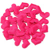 50/100Pcs Padded Fabric Throwing Petals Love Heart Table Table Bed Heart Petals Wedding Valentine Decoration