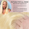 Blonde 613 Human Hair Wigs Straight Hd Lace Frontal Wig 13X6 Brazilian Wig For Black Women 30 40 Inch Lace Front Wig 230 Density