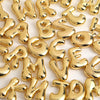 Greatera Gold Color Chunky Balloon Bubble Initial Letter Pendant Choker Necklaces for Women Custom Personalized Jewelry