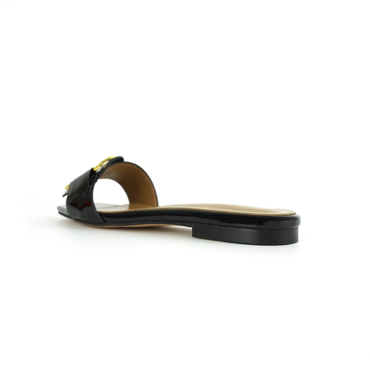 Plus size 35-44 leather slippers women's luxury party shoes square toe fishmouth shoes outdoor beach flip-flops in summer