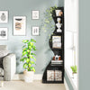 Tribesigns Corner Shelf, Modern 5-Tier Wall Corner Bookshelf, Stylish Corner Small Bookcase Storage Rack Plant Stand