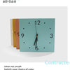 Creative Light Sensor Corner Wall Clock Square Simple Double Sided Wall Clock with Arabic Numeral Scale Analog Silent Wall Clock