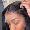 250 Density 13x6 HD Lace Frontal Wig Invisible Real HD Lace 13x4 Full Frontal Lace Wig Straight Pre Plucked Virgin Human Hair