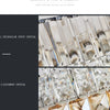 Luxury Ceiling Chandelier Gold Modern Led Lights Home Decor K9 Crystal Lustre for Living Room Bedroom Bathroom Home Appliance