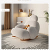 Fluffy White Living Room Chair Modern Cute Floor Ergonomic Living Room Chair Lounge Recliner Meuble Salon Home Furniture