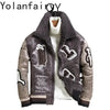Sheep Fleece Coat for Men 2024 Fur Clothing Male Particle Wool Thick Lamb Fur Jacket Men's Winter Coats and Jackets Casaco FCY