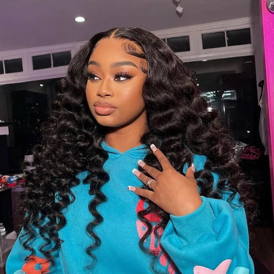 30 40 Inch Loose Deep Wave 13x6 HD Lace Frontal Human Hair Wig Brazilian 13x4 Curly Human Hair Lace Front Wigs Pre Plucked 250%