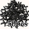 (50 Pcs) 4*4cm Colourful Ribbon Bows Small Size Polyester Satin Ribbon Bow Flower DIY Craft Decoration