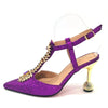 Spot Goods Red Color 2024 New Arrival Special Design Women Party Shoes Matching Bag Set For Luxury Wedding Party Women