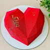 10Pc/set Ins Style Love Heart Acrylic Cake Topper Birthday Valentine's Day Cake Decoration Wedding Cake Side Acrylic Insert