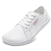 HOBIBEAR Minimalist Shoes for Men Women Wide Toe Barefoot Zero Drop Shoes Casual Artificial Leather Lightweight Walking Sneakers