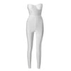Shestyle Strapless Backless Chest Sponge Cup Bodycon Wrapping Solid Fashion Women Jumpsuit Fitness Underwire Hipster Sexy Hot