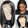 13x4 Bone Straight Lace Frontal Wigs Short Bob Preplucked 4x4 Transparent Lace Front Wig Brazilian 100% Human Hair 12 14 16 Inch