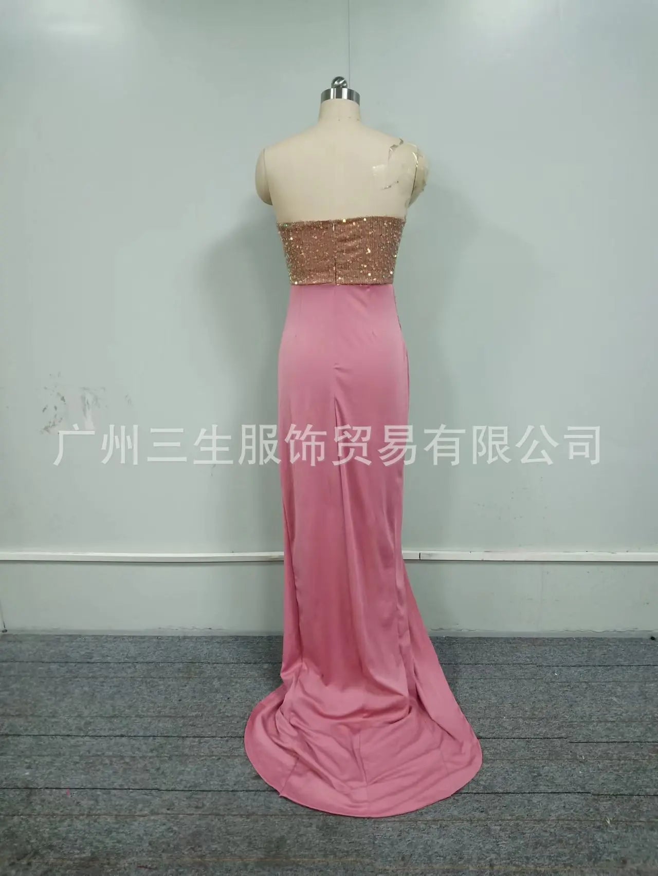 Sequin Dress for Women Sleeveless Mid-length Evening Dress Elegant Chest Wrapping Summer Dress Casual Sexy Party Dresses Vestido