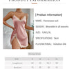 Silk Satin Lace Women Nightgown Sleeveless Cross Back Sleepwear Solid Color Deep V Neck Side Split Pajama Home Dress