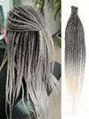 24Inch Dreadlock Extensions Synthetic Loc Extensions 0.6CM 100% Full Head Handmade Permanent Dreadlocks Extension for Men/Women