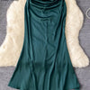 SINGREINY Evening Party Senior Slim Dress Women Spaghetti Strap Backless Zipper Sleeveless Bodycon 2024 Newest Satin Long Dress