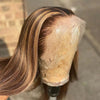 P4/27 Color Highlight Wigs 13x4 Lace Frontal Wig For Women Straight Lace Front Human Hair Wigs Preplucked Wig 100% Human Hair