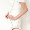 Women Acrylic Clutch Box Handbag Metal Handle Evening Bag Trendy Ladies Shoulder Crossbody Purse for Wedding Prom Cocktail Party