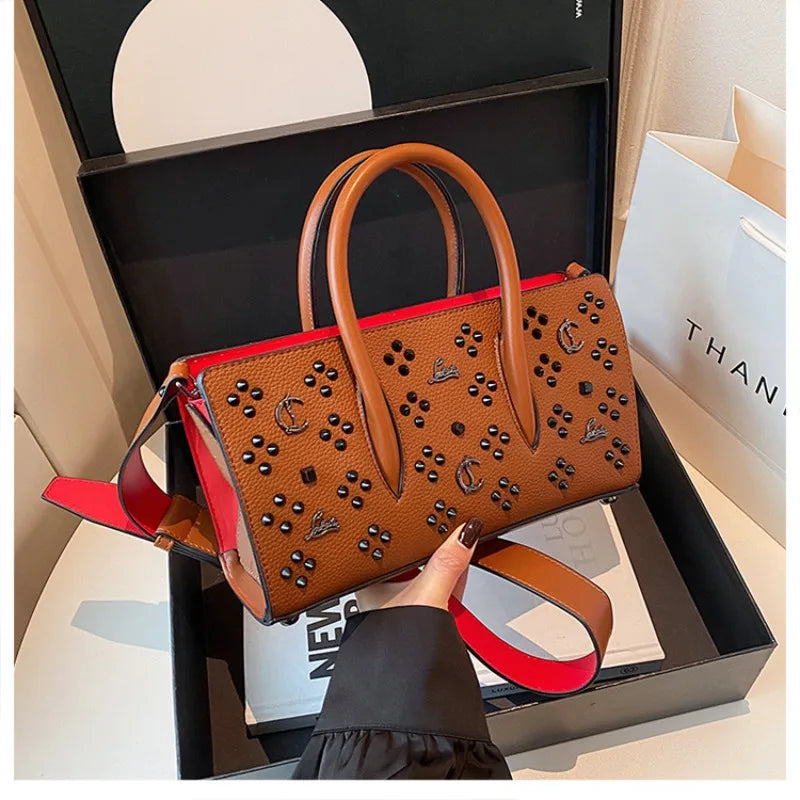 2025 Luxury Brand Design Tote Bag, Hand-held Shopping Bag, Large-capacity Single-shoulder Underarm Women's Crossbody Bag