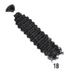 Synthetic Braiding Hair for Boho Braids 20Inch 90G Deep Wave Bulk High Quality Synthetic Protein Hair Extensions For Women