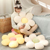 Stuffed Six Petal Flower Cushion Plush Pillow Toy Soft Cartoon Plant Stuffed Doll Chair Cushion Sofa Kids Lovers Birthday Gifts