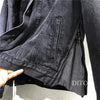 Women Denim Cost Single Breasted Button Jackets Fleece Patchwork Cardigan Pockets Outerwear Casual Warm Solid Loose Fit