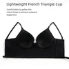 Invisible Lift Up Bra Backless Women Summer Bras Low Cut Sexy Plunge Brassiere Open Back Underwear Seamless Deep U Lingerie