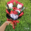 Anime Hello Kitty Cartoon Plush Bouquet Sanrio Artificial Rose Flowers Doll Christmas Home Wedding Decoration Valentine's Day Gi