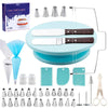 Pastry Turntable Kit Cake Decorating Supplies Baking Tools Accessories Rotating Stand Nozzles for Fondant