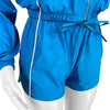 2025 Trendy Woman Clothes Sets Y2k Lounge Tracksuit Contrast Color Long Sleeve Zip Windbreaker Jacket Shorts 2 Piece Set Outfits