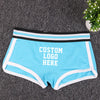 NEW Custom Underwear Girls Cotton Boyshorts Female Underwear Girls Gift Ladies Personalized Boxer Panties Breathable Women's
