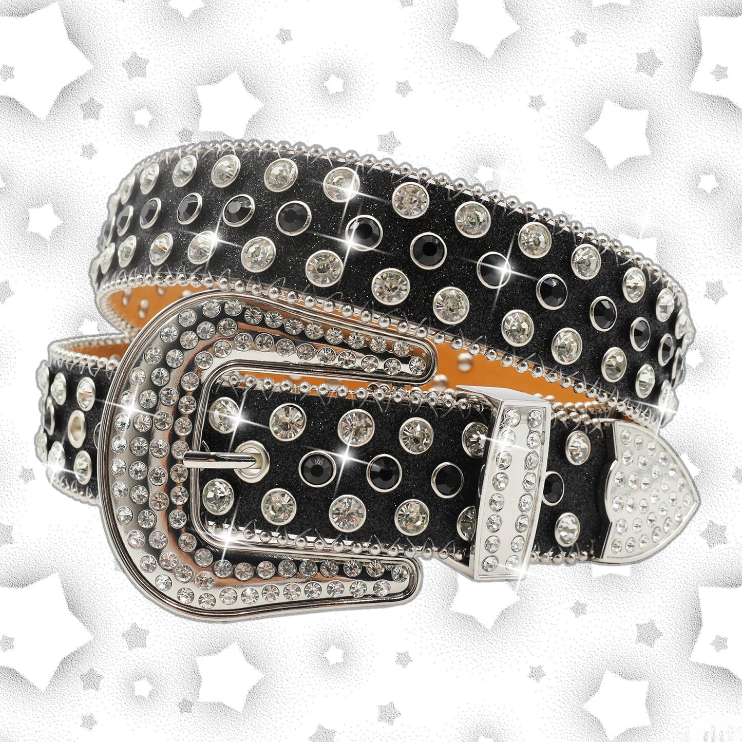 belt Diamond Rhinestone Belts Fashion Luxury Crystal Studded Pin Buckle Belt Belts for Women Jeans Decoration Beautiful