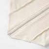 Weird Puss Lines Patchwork 2 Piece Set Women Zipper Cardigan Irregular Crop Top+Skinny Peach Hip Shorts Simple Sporty Streetweas