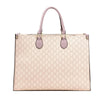 Large-capacity women's bags in Europe and the United States retro shoulder bag classic letters PU commuter handbags women