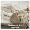 Trendy Lightweight Casual Bow Decor Straw Bag Hollow Out Knitted Flower Tote Bag Large Capacity Shoulder Bag For Teen Girl Women
