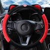 Cute Cartoon Plush Kitten Warm Car without Inner Ring Steering Wheel Cover Car Accessories Suitable for 14.5-15INCH
