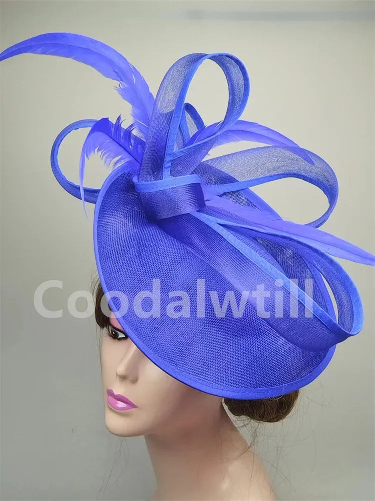 Mesh Fascinator Headpiece Women Formal Event Derby Headpiece Ladies Eleagnt Mariage Millinery Cap Fashion Wedding Fascinator Hat