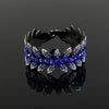 Fashion Crystal Rhinestone Hairpin Bun Hair Claw Clips Ponytail Buckle Flower Hair Clip Wedding Barrettes Valentine's Day Gift