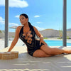 Sexy Fishnet Halter Backless Dress Low Cut Tight Pencil Cute Dress Mini Short Dress Nightclub Dance Dress Dresses For Women 2023